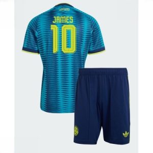 Colombia James Rodriguez #10 Bortedraktsett Barn VM 2026 – drakt med shorts
