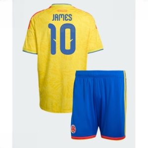 Colombia James Rodriguez #10 Hjemmedraktsett Barn VM 2026 – drakt med shorts