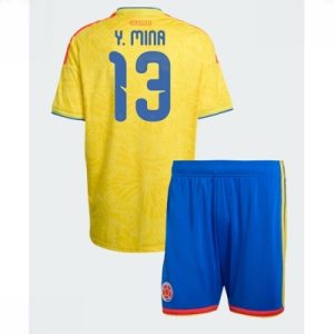 Colombia Yerry Mina #13 Hjemmedraktsett Barn VM 2026 – drakt med shorts