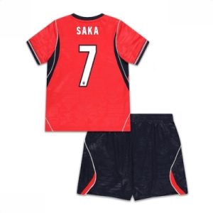 England Bukayo Saka #7 Bortedraktsett VM 2026 barn med fotballsett