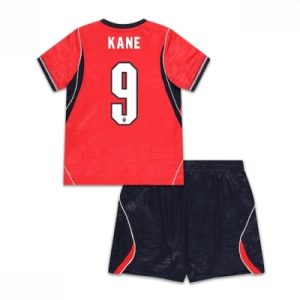 England Harry Kane #9 Bortedraktsett VM 2026 barn med fotballsett