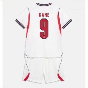 England Harry Kane #9 Hjemmedraktsett VM 2026 barn med fotballsett