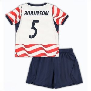 Forente stater Antonee Robinson #5 Hjemmedraktsett Barn VM 2026 fotballtrøyer med shorts