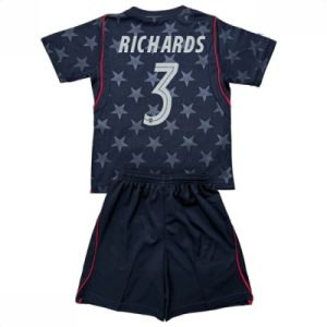 Forente stater Chris Richards #3 Bortedraktsett Barn VM 2026 fotballtrøyer med shorts