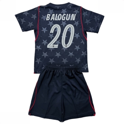 Forente stater Folarin Balogun #20 Bortedraktsett Barn VM 2026 Fotballdrakter med Bukse