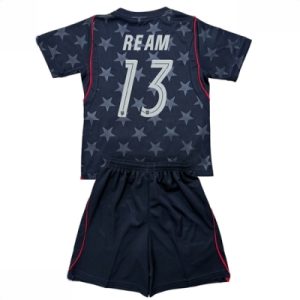 Forente stater Tim Ream #13 Bortedraktsett Barn VM 2026 fotballtrøyer med shorts