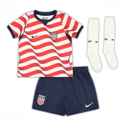 Forente stater Timothy Weah #21 Hjemmedraktsett Barn VM 2026 Fotballdrakter med Bukse