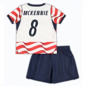 Forente stater Weston McKennie #8 Hjemmedraktsett Barn VM 2026 Fotballdrakter med Bukse