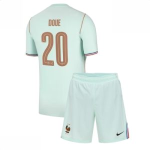Frankrike Desire Doue #20 Bortedraktsett Barn VM 2026 fotballsett