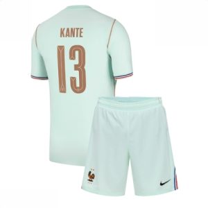 Frankrike Kante #13 Bortedraktsett Barn VM 2026 fotballsett