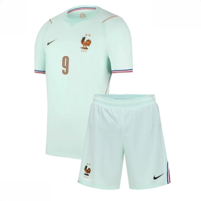 Frankrike Marcus Thuram #9 Bortedraktsett Barn VM 2026 drakt med shorts