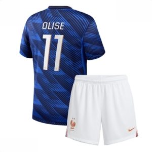 Frankrike Michael Olise #11 Hjemmedraktsett Barn VM 2026 drakt med shorts