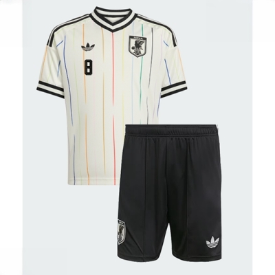 Japan Takumi Minamino #8 Bortedraktsett Barn VM 2026 Fotballdrakter med shorts