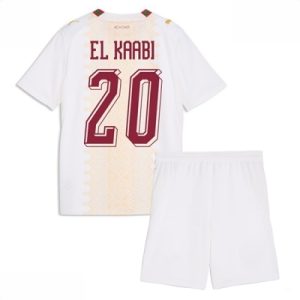 Marokko Ayoub El Kaabi #20 Bortedraktsett Barn VM 2026 fotballsett Fotballdrakt