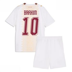 Marokko Brahim Diaz #10 Bortedraktsett Barn VM 2026 fotballsett Fotballdrakt