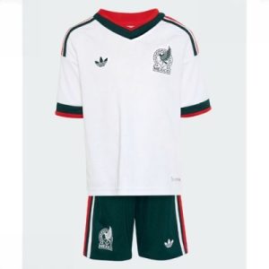 Mexico Bortedraktsett Barn VM 2026 fotballtrøye med shorts