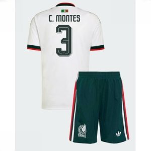 Mexico Cesar Montes #3 Bortedraktsett Barn VM 2026 fotballtrøye med shorts