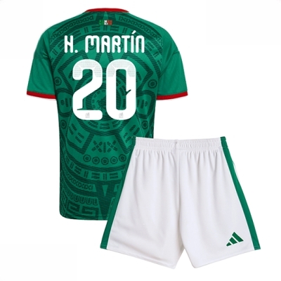 Mexico Henry Martin #20 Hjemmedraktsett Barn VM 2026 fotballtrøye med shorts