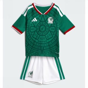Mexico Hjemmedraktsett Barn VM 2026 fotballtrøye med shorts