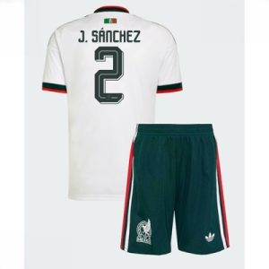 Mexico Jorge Sanchez #2 Bortedraktsett Barn VM 2026 fotballtrøye med shorts