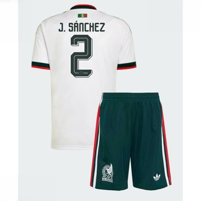 Mexico Jorge Sanchez #2 Bortedraktsett Barn VM 2026 fotballtrøye med shorts