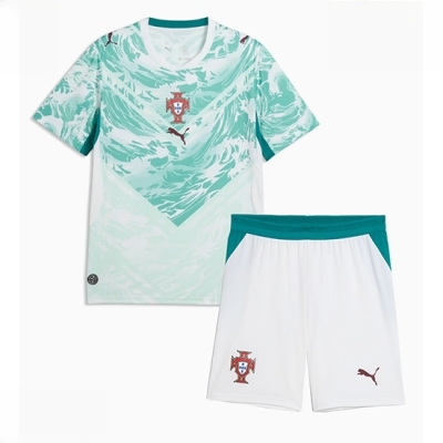 Portugal Bortedrakt Fotballdrakter Barn VM 2026 Fotballdrakter med shorts