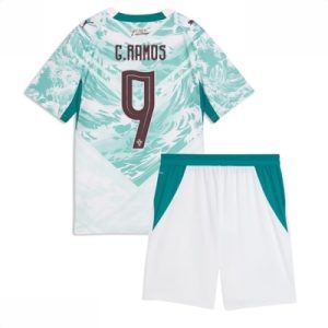 Portugal Goncalo Ramos #9 Bortedrakt Fotballdrakter Barn VM 2026 Fotballdrakter med shorts