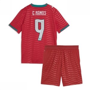 Portugal Goncalo Ramos #9 Hjemmedrakt Fotballdrakter Barn VM 2026 Fotballdrakter med shorts