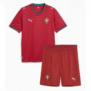 Portugal Hjemmedrakt Fotballdrakter Barn VM 2026 Fotballdrakter med shorts