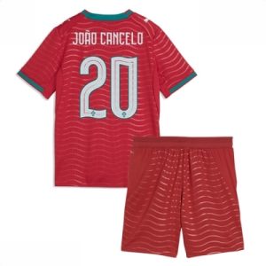 Portugal Joao Cancelo #20 Hjemmedrakt Fotballdrakter Barn VM 2026 Fotballdrakter med shorts