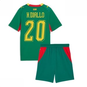 Kjøp Senegal Habib Diallo #20 Bortedraktsett Barn VM 2026 Fotballdrakter Korte bukser