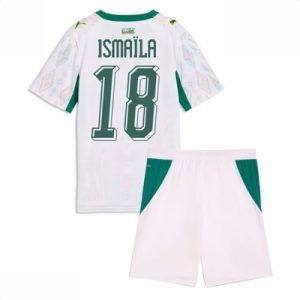 Kjøp Senegal Ismaila Sarr #18 Hjemmedraktsett Barn VM 2026 Fotballdrakter Korte bukser
