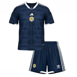 Skottland Hjemmedraktsett Barn VM 2026 fotballtrøye med shorts