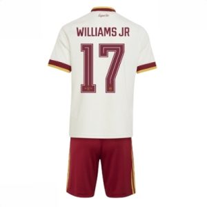 Spania Nico Williams #17 Bortedraktsett Barn VM 2026 fotballdrakt sett