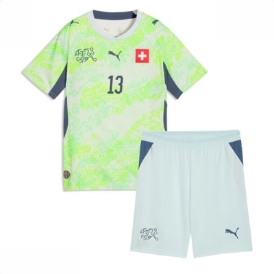 Sveits Ricardo Rodriguez #13 Bortedraktsett Barn VM 2026 Landslagsdrakt DraktSett