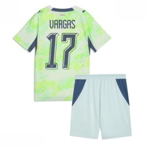 Sveits Ruben Vargas #17 Bortedraktsett Barn VM 2026 Landslagsdrakt DraktSett
