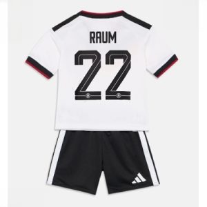 Tyskland David Raum #22 Hjemmedraktsett Barn VM 2026 fotballtrøye med shorts