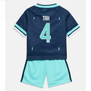 Tyskland Jonathan Tah #4 Bortedraktsett Barn VM 2026 fotballtrøye med shorts