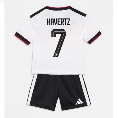 Tyskland Kai Havertz #7 Hjemmedraktsett Barn VM 2026 fotballtrøye med shorts