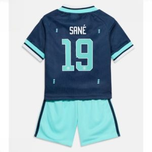 Tyskland Leroy Sane #19 Bortedraktsett Barn VM 2026 fotballtrøye med shorts