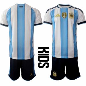 Argentina VM 2026 Drakt Barn Hjemmedraktsett fotballdrakt