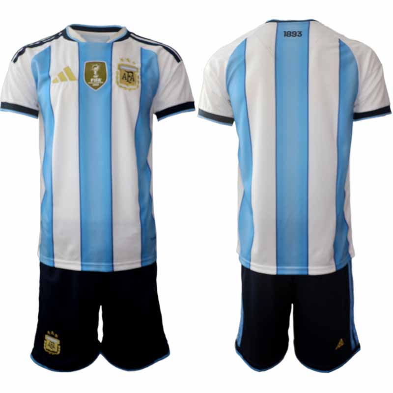 Argentina VM 2026 drakt sett hjemmedrakt med shorts