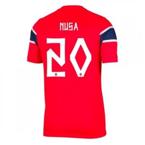 Norge Hjemmedrakt Herre VM 2026 Antonio Nusa #20 rød Korte ermer