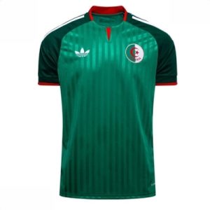 Algerie VM 2026 landslagsdrakt Herre Bortedrakt grønn Kortermet