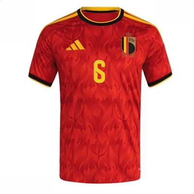 Billige Belgia VM 2026 Axel Witsel #6 Hjemmedrakt Kortermet herre drakt