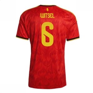 Billige Belgia VM 2026 Axel Witsel #6 Hjemmedrakt Kortermet herre drakt