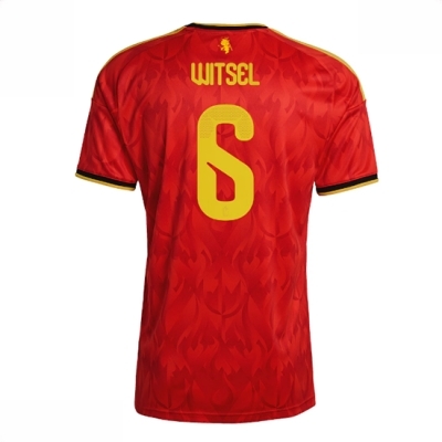 Billige Belgia VM 2026 Axel Witsel #6 Hjemmedrakt Kortermet herre drakt