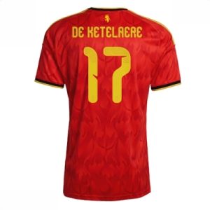 Belgia Landslagsdrakt VM 2026 Charles De Ketelaere #17 Hjemmedrakt herre kortermet fotballdrakt