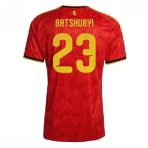 Kjøp Belgia VM 2026 Michy Batshuayi #23 Hjemmedrakt Kortermet herre drakt