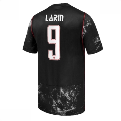 Billige Fotballdrakter Canada VM 2026 Cyle Larin #9 Bortedrakt Kortermet